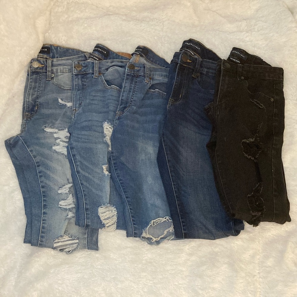 Aeropostale 4Short High Rise Jegging Bundle